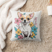 Coussin Chihuahua du printemps (Couverture)