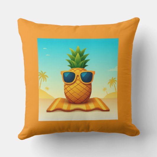 Coussin "Chill Beach Escape" (Verso)