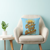Coussin Chill & Shine - 'Restez Cool, Restez doré (Chaise)