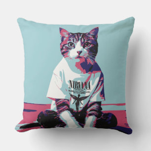 Coussin Chillin de chat mignon'