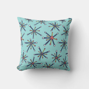 Coussin Chimie Molecule Rétro Moderne Motif Abstrait