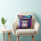 Coussin Chimpanzé Ape Animal Discovery Adventure Nature (Chaise)