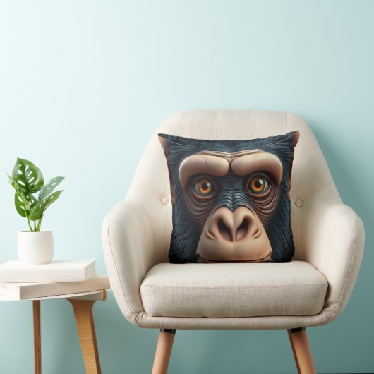 Coussin Chimpanzé fou mignon (Chaise)