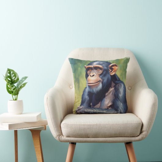Coussin Chimpanzé fou mignon (Chaise)