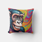 Coussin Chimpanzé fou mignon (Recto)