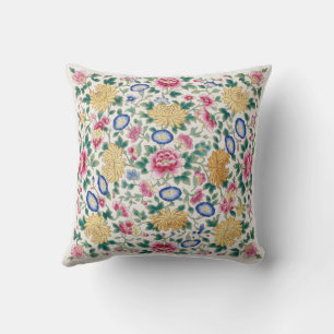 Coussin Chinoiserie Floral Chintz
