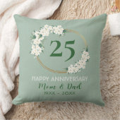 Coussin Chinoiserie florale blanche 25e anniversaire (Couverture)