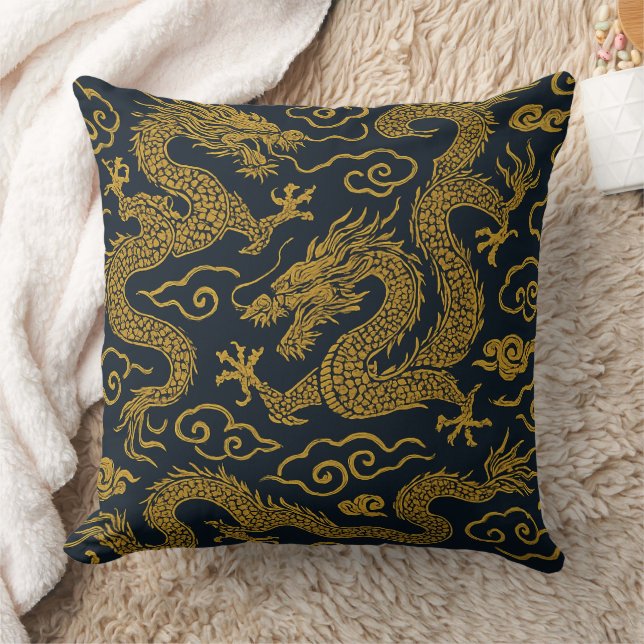 Coussin Chinoiserie Imperial Dragon & Cloud (Couverture)