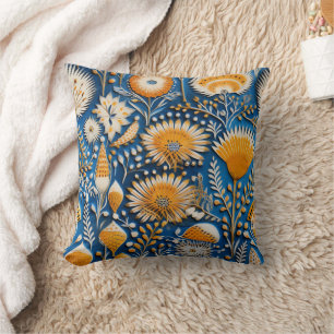 Coussin Chinoiserie Oiseaux Exotiques Motif Botanique (7)