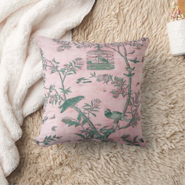 Coussin Chinoiserie rose (Couverture)