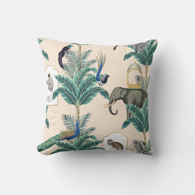 Coussin Chinoiserie Vintage Garden Imprimer  (Recto)