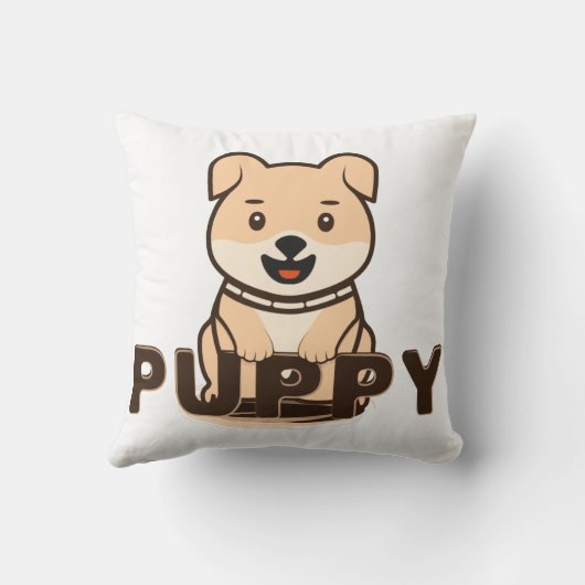 Coussin Chiot (Verso)