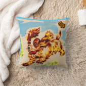 Coussin chiot adorable en fuite (Couverture)