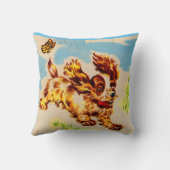 Coussin chiot adorable en fuite (Verso)