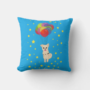 Coussin Chiot avec ballons