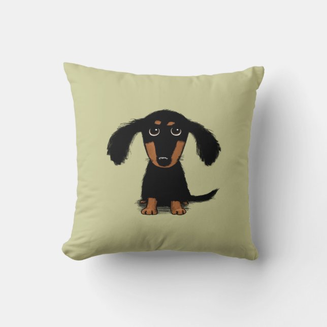 Coussin Chiot de Dachshund| Adorable chien de Wiener (Recto)