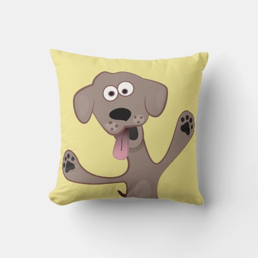 Coussin Chiot de dessin - Critère (Recto)
