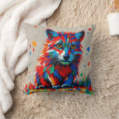 Coussin Chiot Expressif dessin animal abstrait (Couverture)