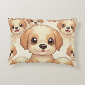 coussin chiot mignon (Dos)