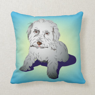 Coussin Chiot mignon de Maltipoo