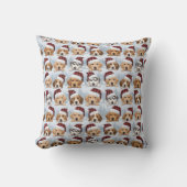 Coussin Chiots de Noël (Recto)