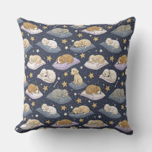 Chiots endormis Nuit étoilée - Motif de chien mign