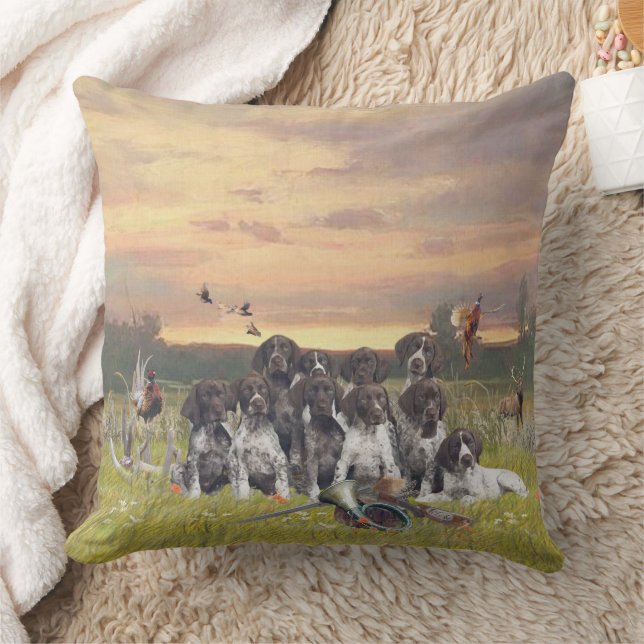 Coussin Chiots pointeurs germains (Couverture)