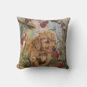 Coussin Chiots Retriever doré Chiens Fantaisistes Frambois