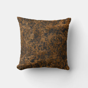 Coussin Chips en bois Brown rustique