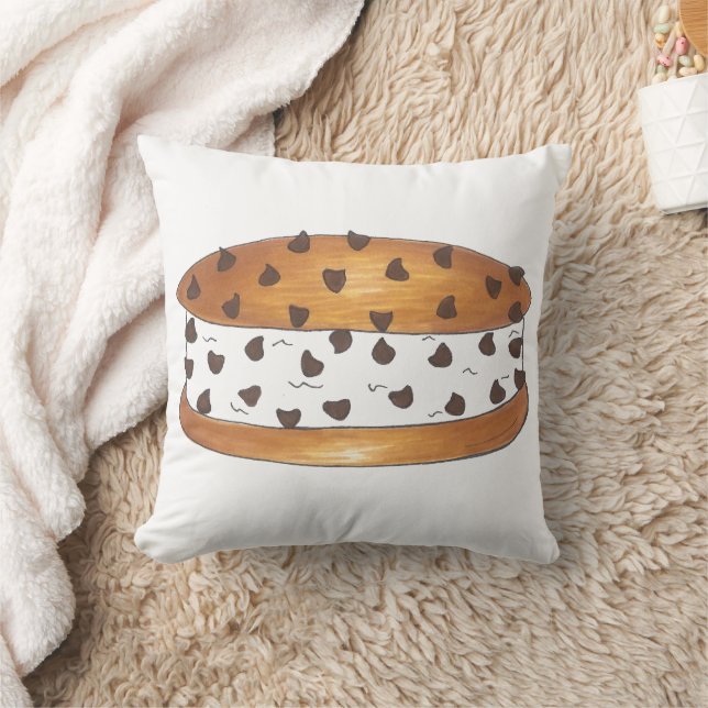 Coussin Chipwich Chocolat Chip Cookie Sandwich à la crème  (Couverture)
