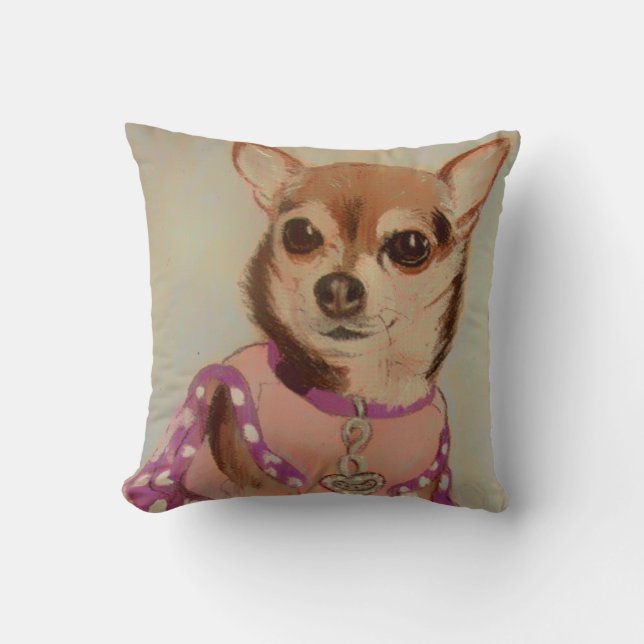 Coussin Chiwawa de fantaisie (Recto)