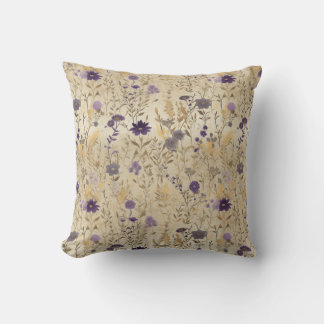 Coussin Chiyogami fleur sauvage