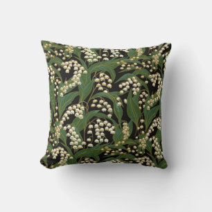 Coussin Chiyogami Lily-of-the-valley