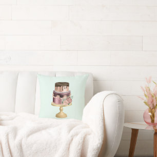 Coussin Chocolat Drives et Rose Gold Luxury Cake