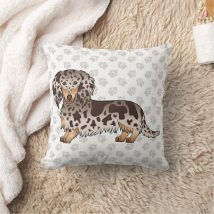 Coussin Chocolat & Tan Dappage cheveux longs et pattes