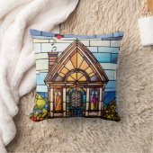 Coussin Choeur de la Terre - Petit Vitrail de la Maison - (Couverture)