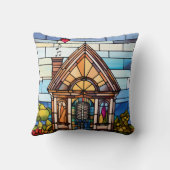 Coussin Choeur de la Terre - Petit Vitrail de la Maison - (Verso)