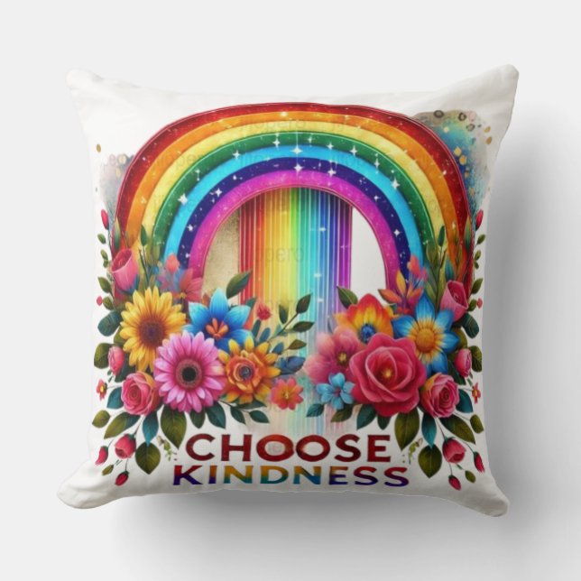 Coussin Choisir la gentillesse (Recto)