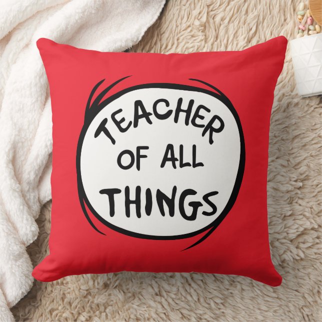 Coussin Chose Un Chose Deux - Professeur de toutes Choses (Couverture)