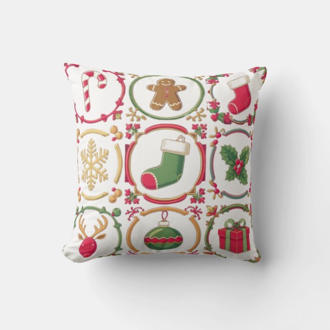 COUSSIN CHOSES DE NOËL (Recto)