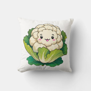 Coussin Chou-fleur Kawaii