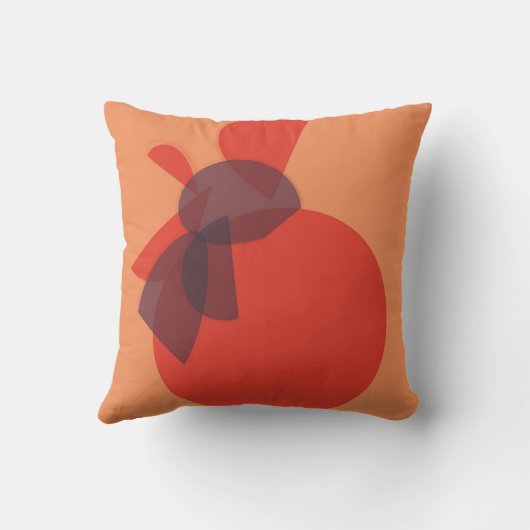 Coussin Chouchion orange de sang (Verso)