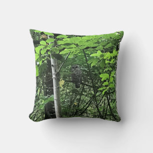 Coussin Chouette dans les arbres, Oregon