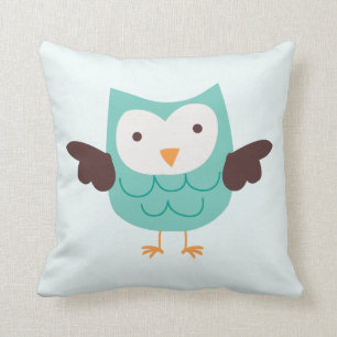 Coussin Chouette de Cute Aqua