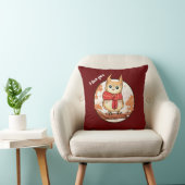 Coussin Chouette de dessin animé adorable " Je t'aime" (Chaise)