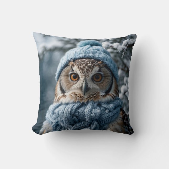 Coussin Chouette de Wonderland (Recto)