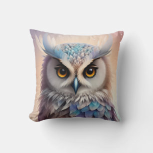 Coussin Chouette Imaginaire Dreamy Couleurs pastel doux