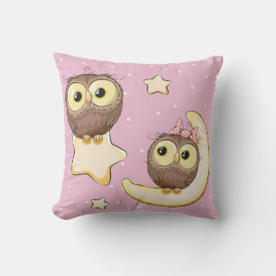 Coussin Chouette Mignonne
