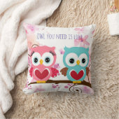 Coussin Chouette mignonne dont vous avez besoin est Love F (Couverture)