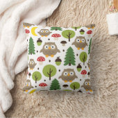 Coussin Chouettes Dans La Forêt (Couverture)